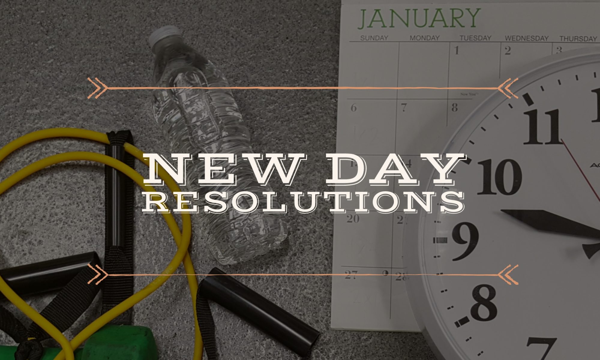 New day resolutions calendar